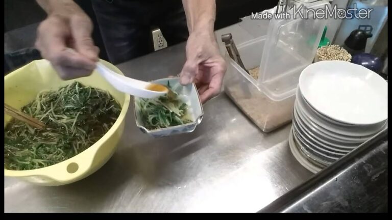 すヾめやの、水菜のお浸し