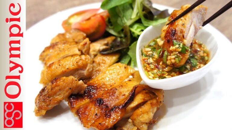 オリンピックの超簡単レシピ　 てり焼きチキンのエスニックソースの作り方