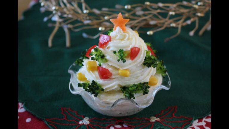 クリスマスツリーポテトサラダ