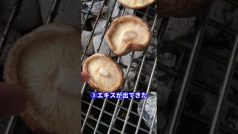世界一美味しいしいたけの食べ方【BBQ】#shorts