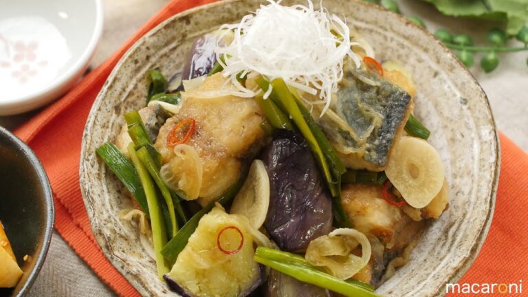 揚げずに簡単！ サバの 唐揚げと なすの スタミナ 南蛮漬け のレシピ 作り方