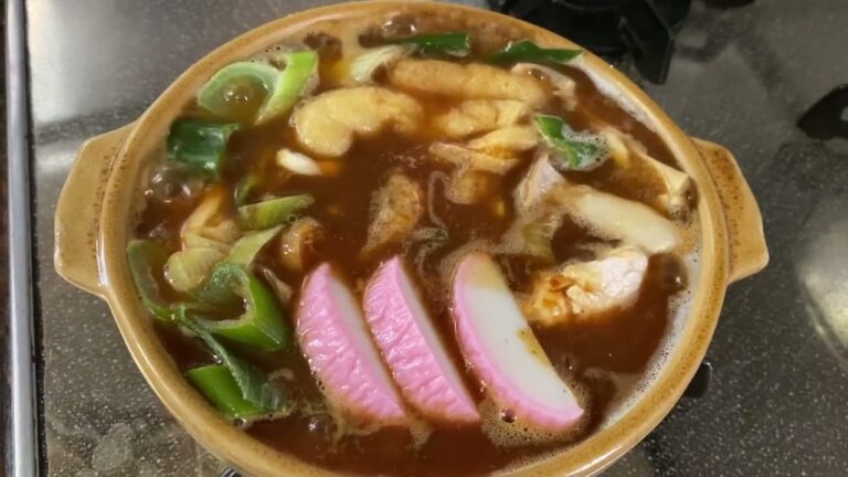 だし味噌煮込みうどんのレシピ