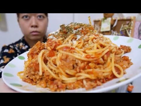 【肉盛りだね】山盛りボロゼーネ風パスタ【激ウマ】