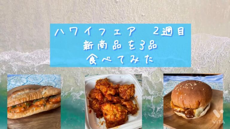 【セブンイレブン】6月14日新商品「ガーリックシュリンプサンド」「ロコモコバーガー」「モチコチキン」【ハワイフェア】