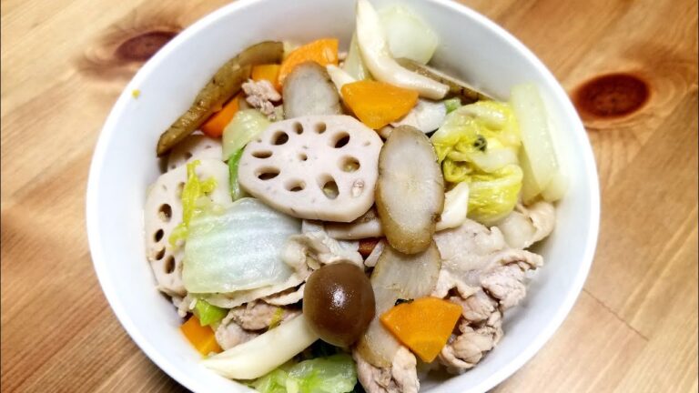 『根菜の中華丼』迷ったときの晩ごはんおかず