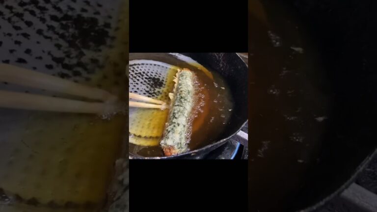 納豆の磯辺揚げが美味すぎる　#shorts  #納豆 #料理人 #和食料理人