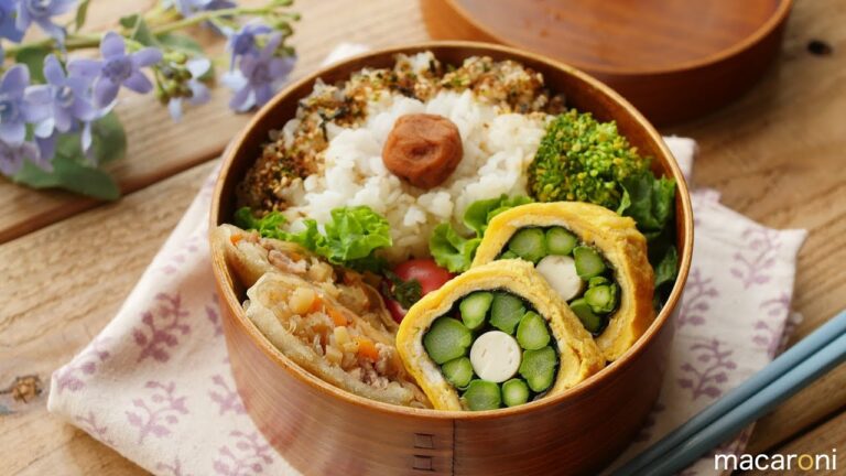 フタを開けたらパッと満開！ アスパラガスの お花 卵 焼き のレシピ 作り方