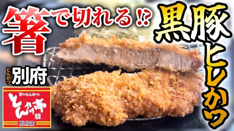 【別府】ナイフもフォークも使わずに食べれるトンカツ　『とんかつ亭』
