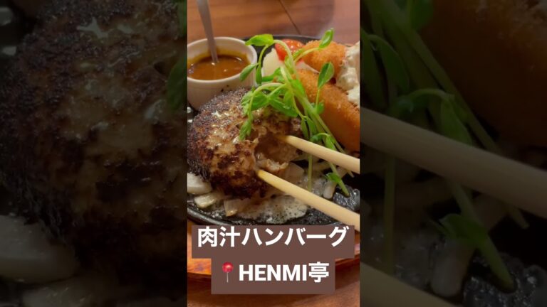 【グルメ📍兵庫宝塚】肉汁じゅわ〜〜〜っと溢れ出るハンバーグ🔥