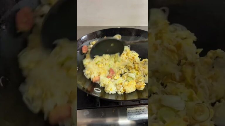旨み たっぷり！ 究極 の ホタテ チャーハン！【 日曜 チャーハン 】  #せり人ムタロー #shorts