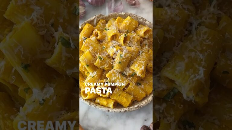 Creamy Pumpkin Pasta With Sauce