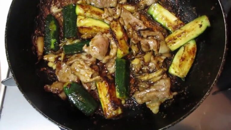 牛肉とズッキーニのオイスターソース炒め：全編