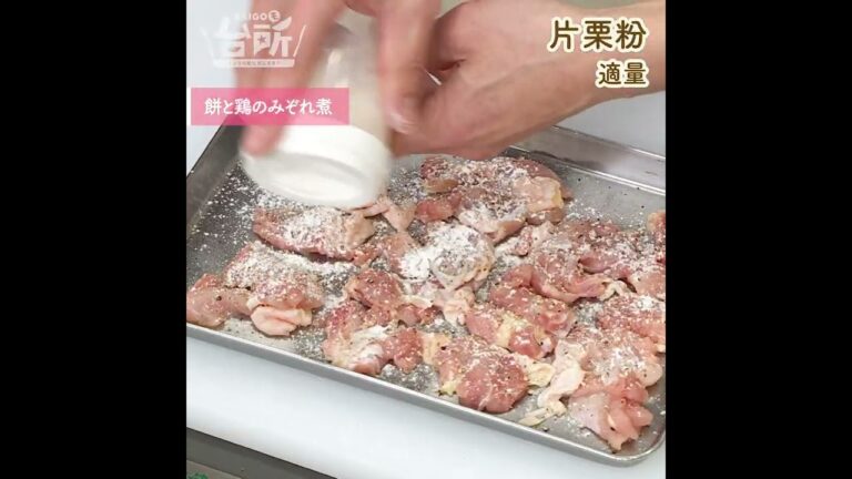 【DAIGOも台所】餅と鶏のみぞれ煮｜おろしでさっぱり♪