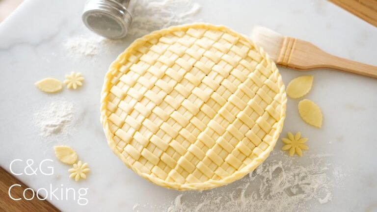 まるでアートなアップルパイの作り方 | お菓子作り アップルパイ ASMR