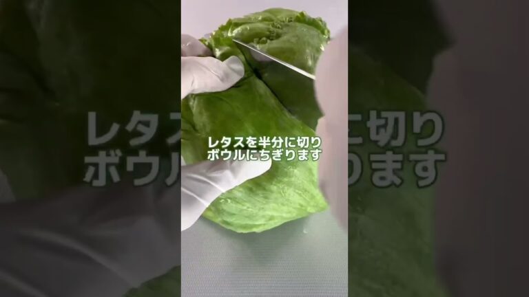 レタスのやみつき醤油ダレ漬けを作ってみた