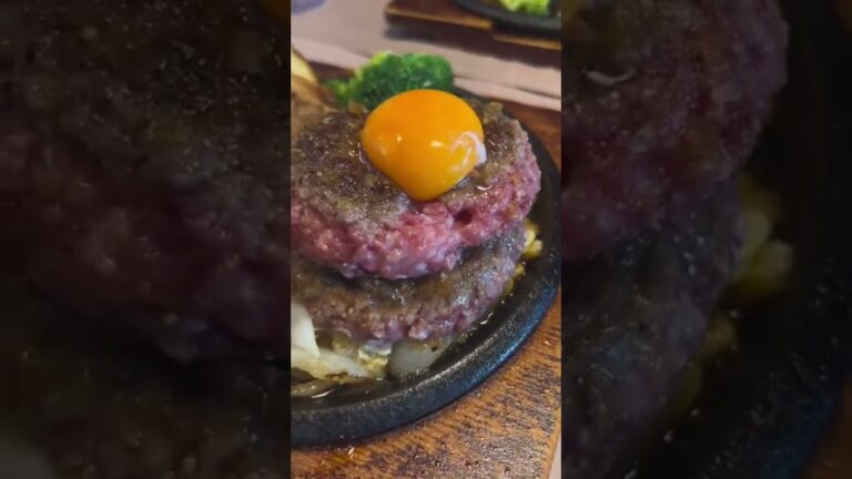 激旨スーパーレアハンバーグ！！#ハンバーグ#ランチ#レアハンバーグ#グルメ #おいしい#木こり家#名古屋グルメ#名古屋