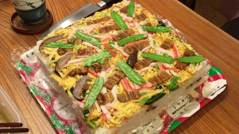 ひな祭りで押し寿司をお姑さんが作ってくれて😏