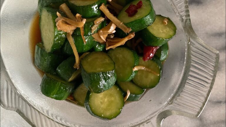 きゅうりのお漬物🥒ちょっと茹でるとパリパリに