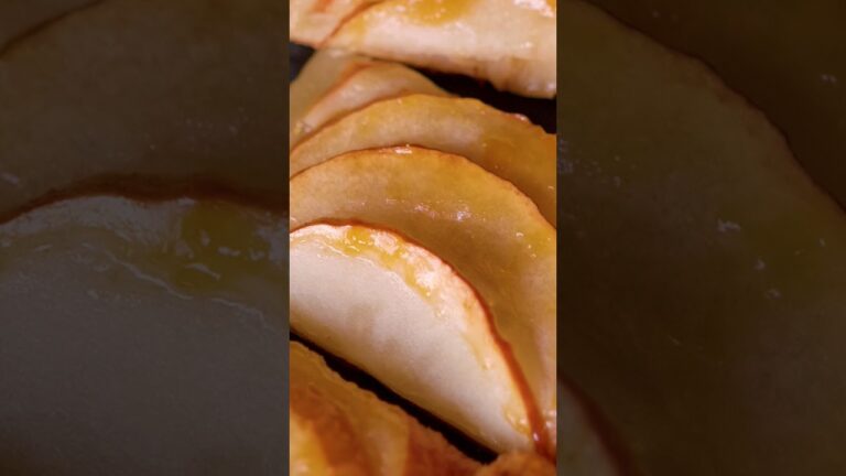 【薄焼き】りんごのオープンタルト《冷凍パイシート》#shorts #りんごタルト #冷凍パイシート