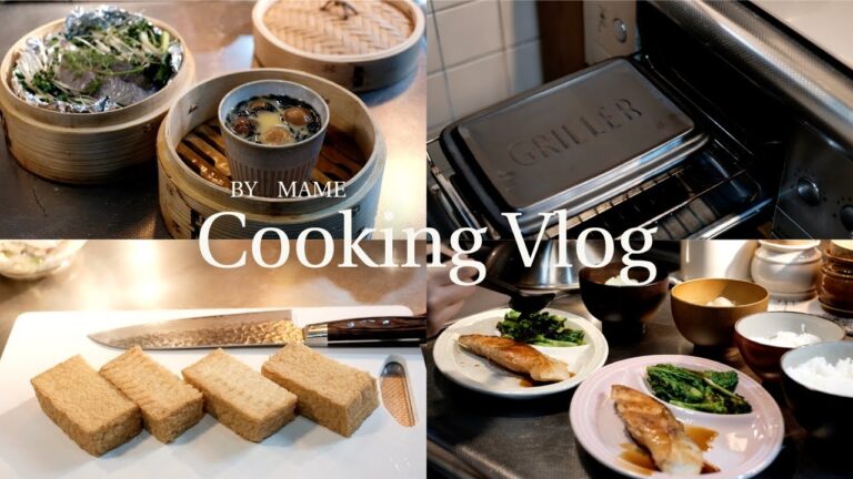 《5日分の晩ごはん》手間をかけずにしっかりごはんが食べたい🧑‍🍳｜せいろ蒸し｜GRILLER｜