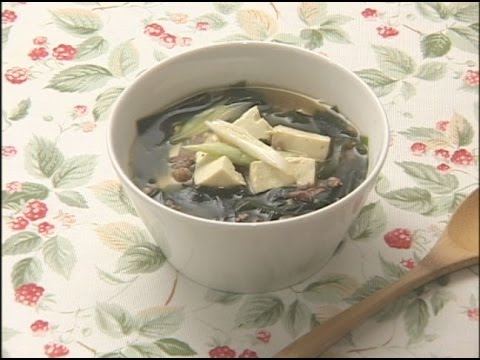 料理レシピ-【牛肉とわかめのスープ】｜ナスラックKitchen