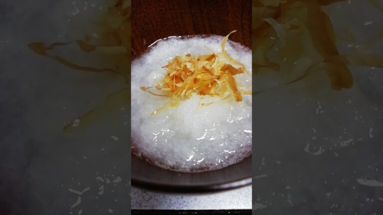 大根おろし　醤油　だし醤油　ポン酢醤油　好きなものかけて