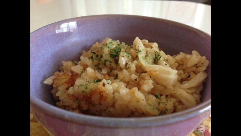 【簡単美味しい炊き込みご飯】40.チーズたらとブラックペッパーの炊き込みご飯