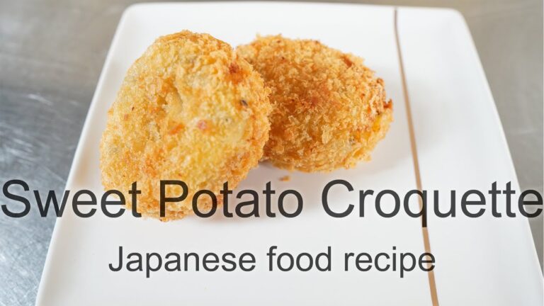 サツマイモコロッケ　Sweet potato croquette recipe #short
