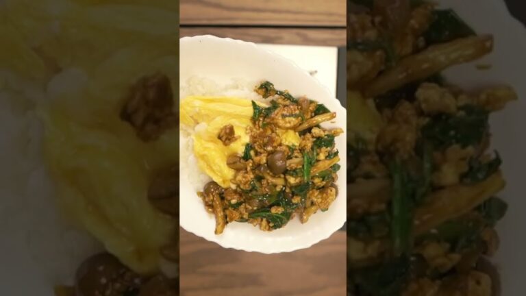 鶏ひき肉のダイエットオムカレー#shorts