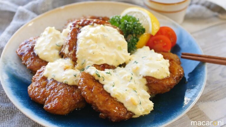 レンジで作れる 濃厚タルタル！ てりっとウマい 鶏つくね 南蛮の レシピ 作り方