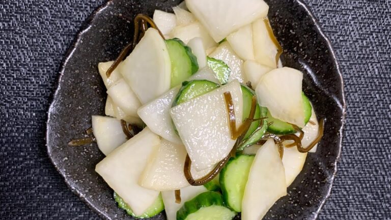 大根ときゅうりの浅漬け✨ 【シンプルライフの朝ごはんチャンネル】[simple_life’s morning channel]