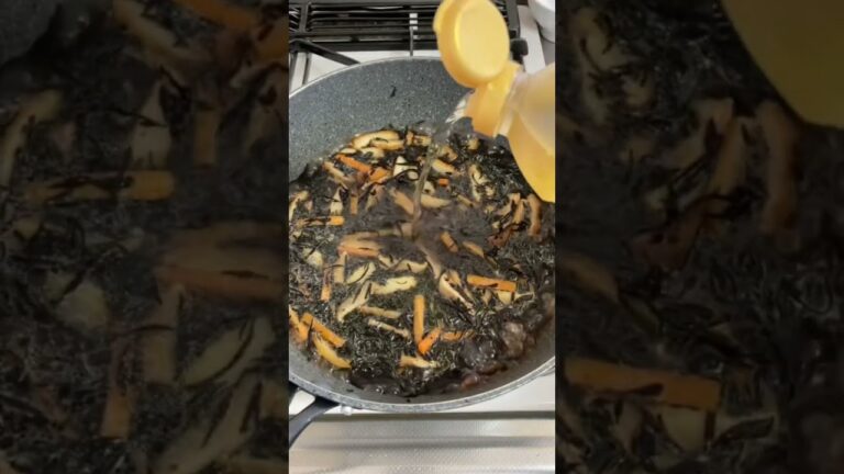 定番のお惣菜。ひじきと大豆の煮物作った。 #shorts