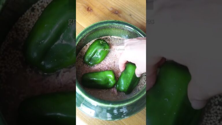 【丸ごとピーマンとツナの炊き込みごはん】包丁不要 #recipes #recipe #shortrecipe