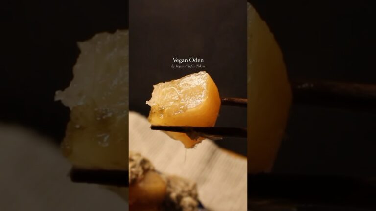 Vegan Oden #vegan #veganrecipes #asmr #oden