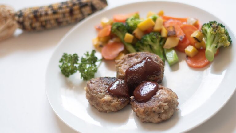 ハンバーグ【土井善晴レシピ】野菜の蒸し煮🥕🥔