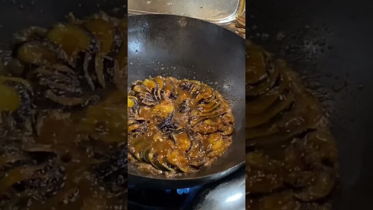 醬茄子/なすみそ【料理動画短片】中華料理 レシピ 本格