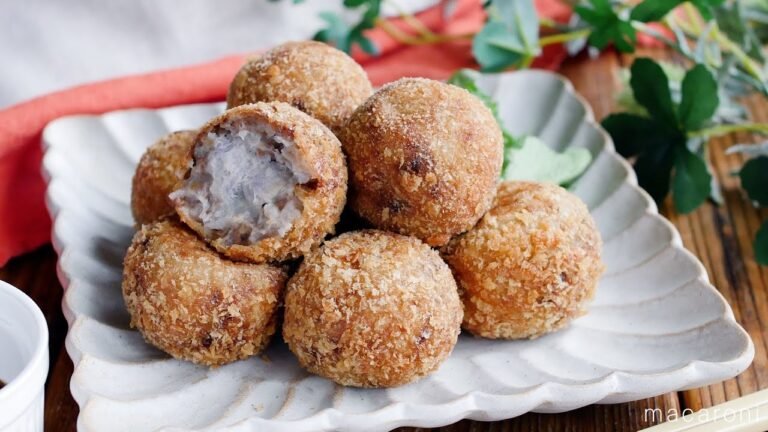 【里芋コロッケ】ねっとり食感♪ソースいらずのおいしさ！お弁当のおかずにも♪｜macaroni（マカロニ）