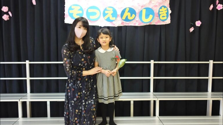 【卒園式】瞬きするのすら惜しいあっという間の6年