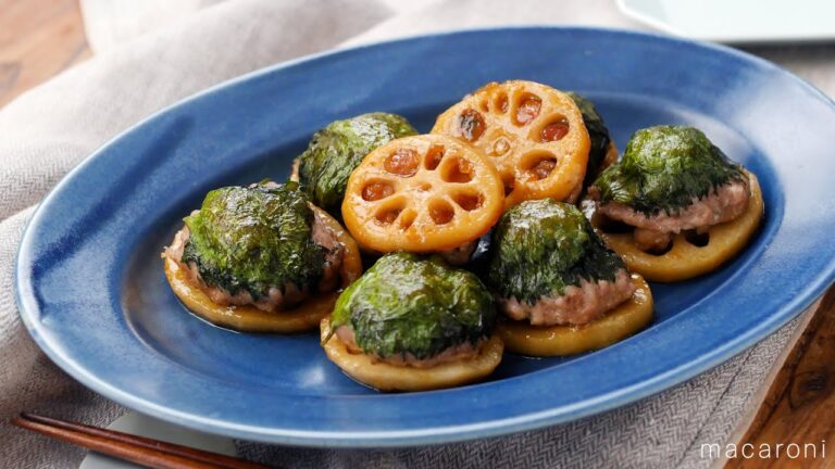 【大葉れんこんつくね】大葉たっぷり！お弁当におすすめ♪れんこんと豚ひき肉で！｜macaroni（マカロニ）