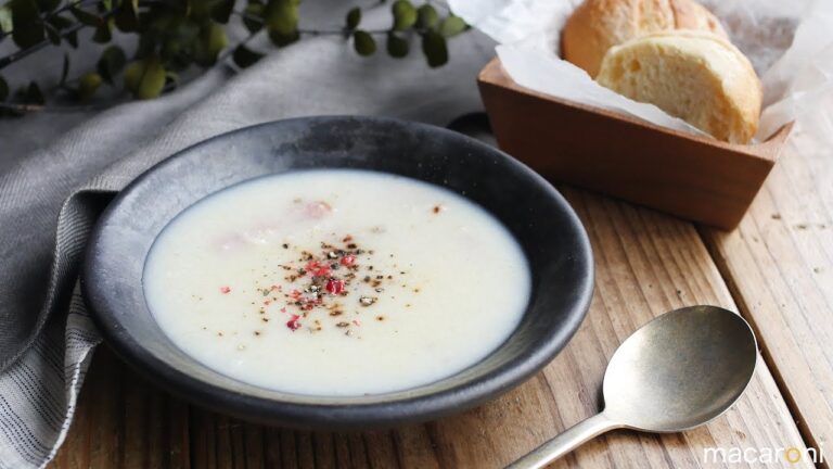 【365日のパンとスープ】長芋のポタージュのレシピ 作り方