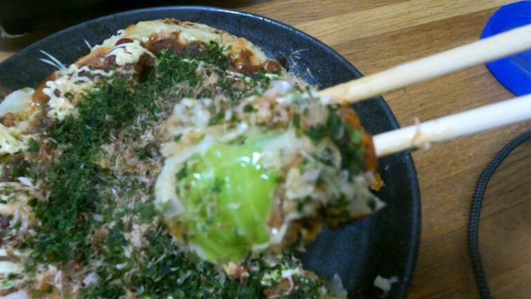 山芋を注入したふわふわのお好み焼きやでぇ～【床クッキング】#お好み焼き