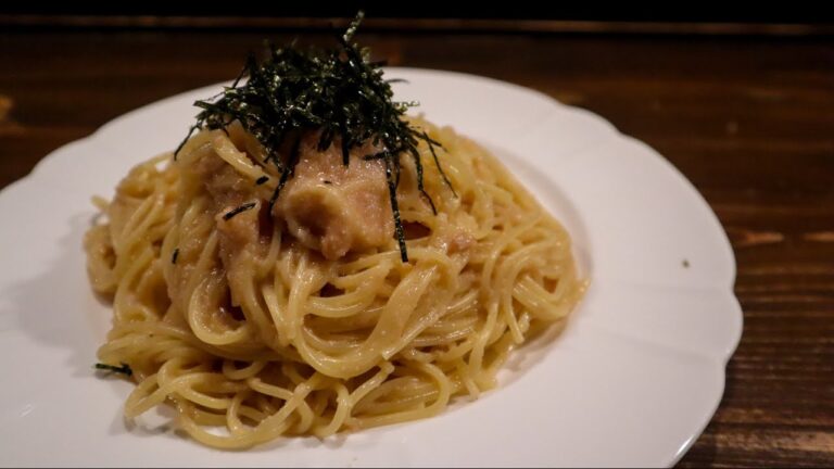 新しい【たらこスパゲッティ】作り方の提案　真夜中レストランMENU50