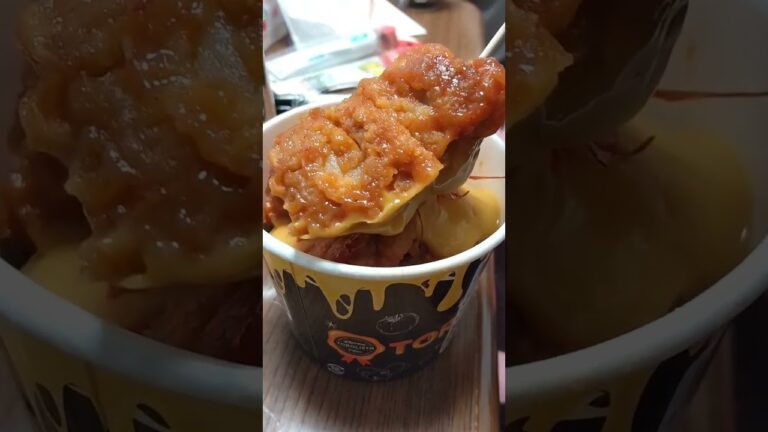 ヤンニョムチキンチーズを食べてみた