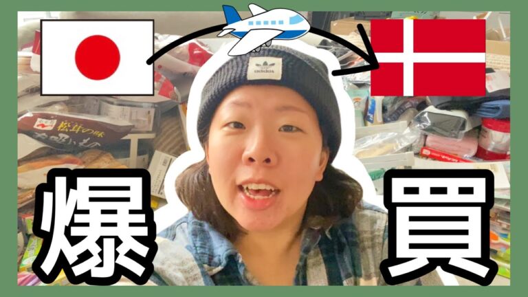 【日本で爆買い】デンマークへ持って帰ってきた日本の雑貨＆食料品を一挙に大紹介！！！