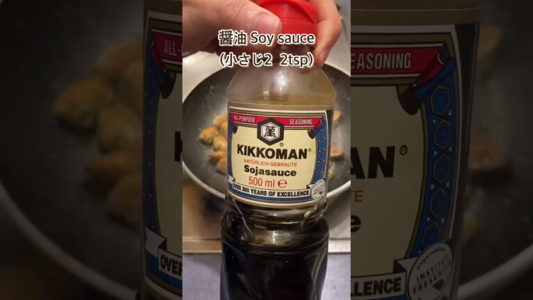 【男の自炊】ムール貝の醤油炒め‼️Fried mussels with soy sauce
