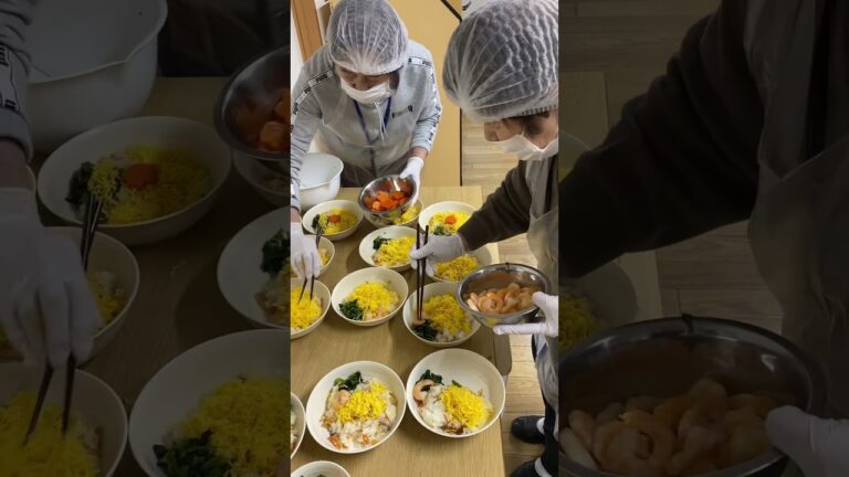 【ちらし寿司】オシャレに盛り付ける利用者様#shorts