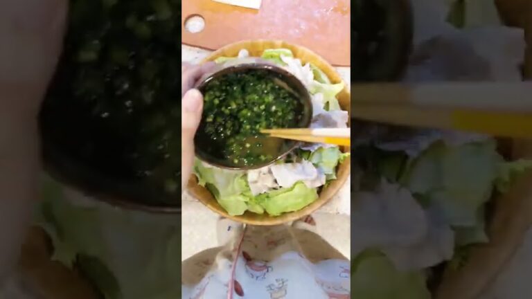 【いい感じの冷しゃぶ】ひと工夫でしっとりやわらか冷しゃぶできちゃう記録('∇')【ふたりごはんvlog】#shorts