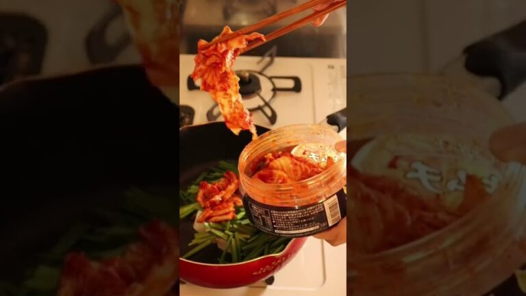 うまい！ニラ玉キムチチャンプル