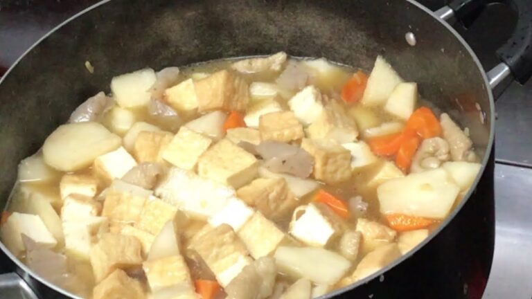 今日の仕込み　長芋の煮物、柿の切り方