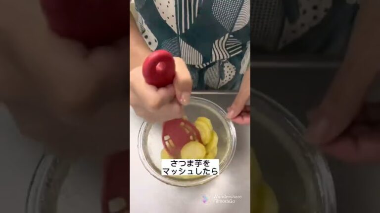 食べすぎ注意☆さつま芋のチーズボール